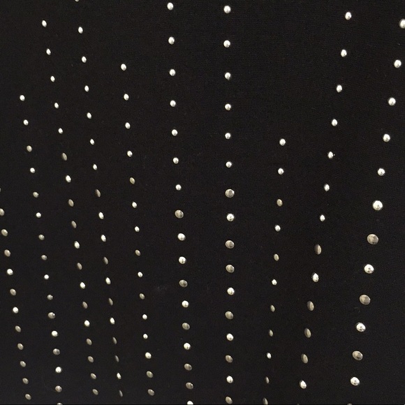 WHBM Black Ponte Studded Pencil Skirt - Picture 8 of 10